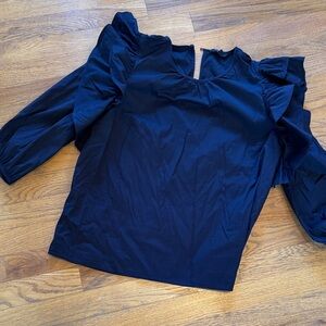 Express Elegant Navy Women's Top, size medium